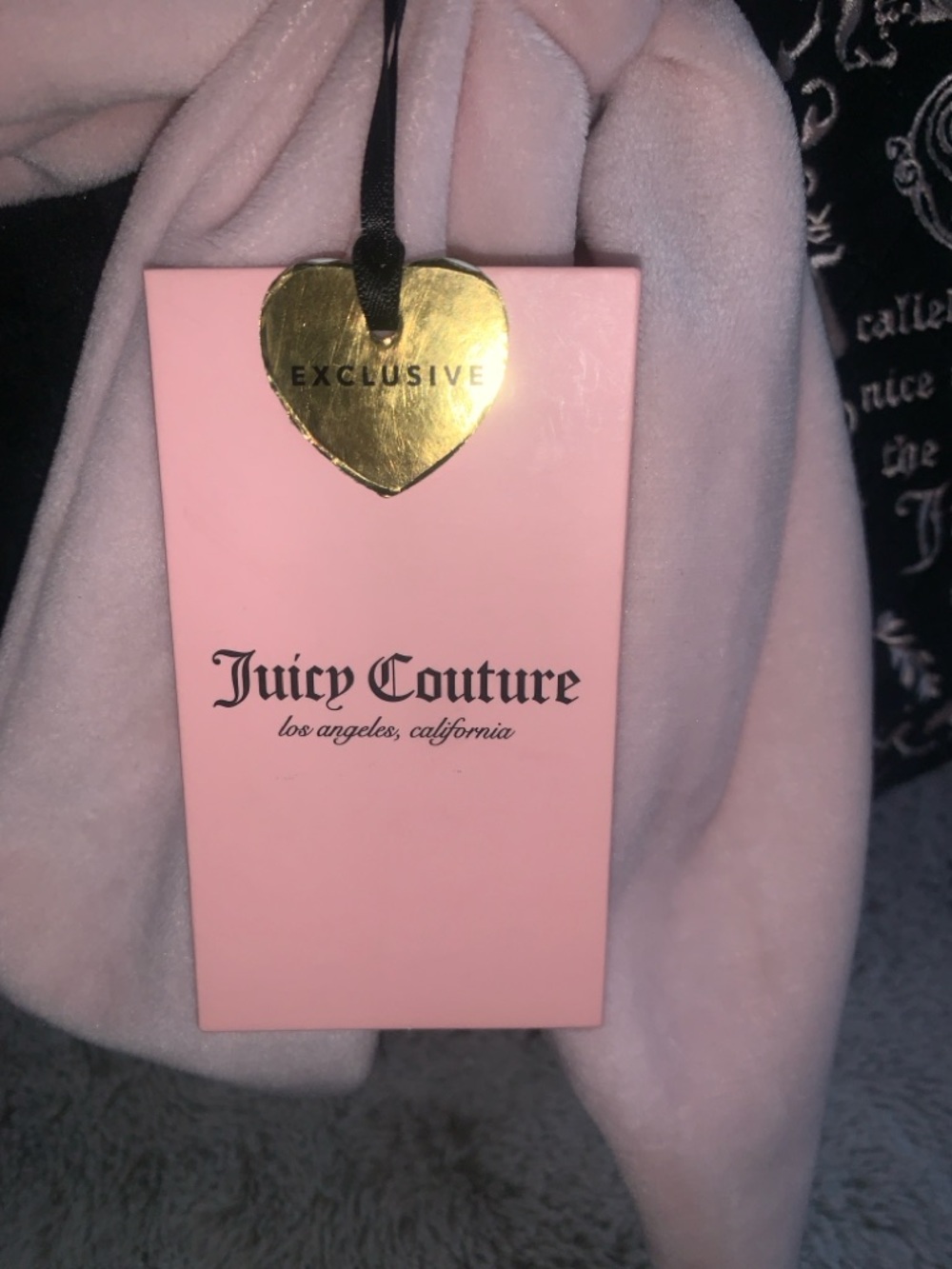 🆕- JUICY TALE BOWLERS BAG IN LIQUORICE WITH BEAUTIFUL
 BIG PINK BOW 🎀 - Picture 2 of 14
